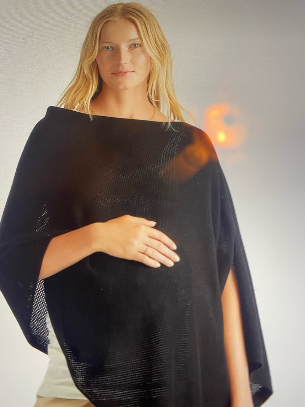 Quince nursing shawl/ Maternity